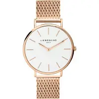 Liebeskind berlin Watch Damen Armbanduhr mit 38 mm rundes Gehäuse Quarzuhr mit Mesharmband – 5 ATM wasserdicht, Alltagstauglich & stilvoll Klassisches Design