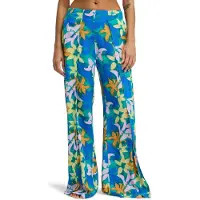 Billabong Outdoorhose "Split Spirit", Damen, Gr. M, bunt (agua flores), Obermaterial: 100% Viskose., Hosen Outdoorhose