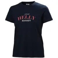 Helly Hansen - Women's Core Graphic T-Shirt 2.0 - T-Shirt Gr XL blau/schwarz