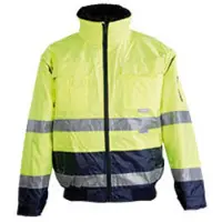 Planam Warnschutz Comfortjacke 2047 Gr. 4XL gelb/marine