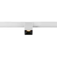 SLV 1008989 FIX-IT!, 48V, DALI, eckig, Surface mounted track, Spot, 2000-3000 K, 7.4 W, 36°, weiß / schwarz