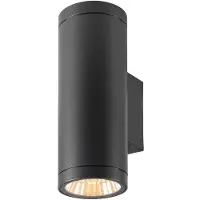 SLV 1010173 HELIA PRO L, Wandaufbauleuchte, single, DALI, P2, zylindrisch, 2700 K, 15 W, 24°, anthrazit