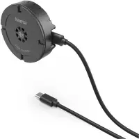Hama 00201756, Drinnen, USB, Kabelloses Aufladen, Schwarz