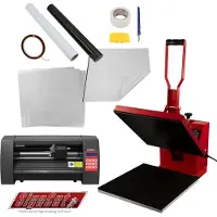 Monster Transferpresse 38 x 38cm & 360mm Vinyl-Schneideplotter im Set