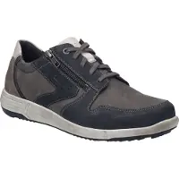 Josef seibel Schnürschuh "Enrico 20, asphalt-multi", Herren, Gr. 46, grau (asphalt, multi), Obermaterial: 100% Rindsleder Leather cow., Schuhe Schnürschuh