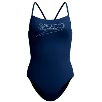 Speedo - Women's Endurance+ Logo Thin Strap One Piece - Badeanzug Gr 48 blau