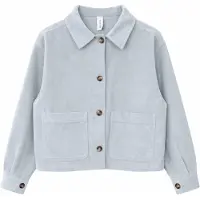 Mazine - Women's Corduroy Shacket - Freizeitjacke Gr XL grau