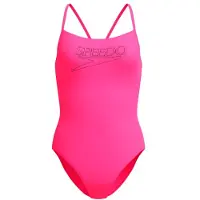Speedo - Women's Endurance+ Logo Thin Strap One Piece - Badeanzug Gr 50 rosa