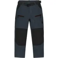 Color Kids - Kid's Pants Outdoor With Zip Off - Trekkinghose Gr 164 blau/schwarz