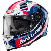 Caberg Integralhelm AVALON X OPTIC XXL Weiß/Blau/Rot höchste Sicherheit