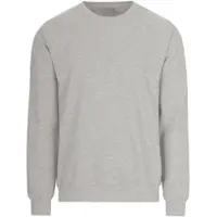 Trigema Sweatshirt "Sweatshirt", Damen, Gr. 3XL, grau (grau, melange), Sweatware, 70% Baumwolle, 30% Polyester, Basic, lang, Rundhals, Sweatshirts Sweatshirt