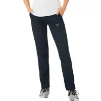 Trigema Jerseyhose "Hose DELUXE Baumwolle", Damen, Gr. 5XL, US-Größen, blau (navy), Single Jersey, 100% Baumwolle, Hosen Jerseyhose