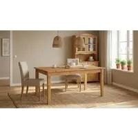 Otto Home Esstisch "Danuta, Tisch, Speisetisch", beige (natur geölt), B:140cm H:75cm T:90cm, Tische, Esstisch, wahlweise mit Schublade, aus massiver Kiefer, FSC-zertifiziert