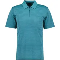 Ragman Poloshirt , Herren, Gr. L, smaragd, 70% Baumwolle 30% Polyester, regular fit, ohne Ausschnitt, Shirts Poloshirt