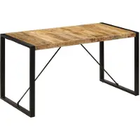 Syfax Esstisch 140x70x75 cm Massivholz Mango