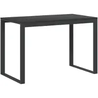 Syfax Computertisch Schwarz 110x60x73 cm Holzwerkstoff
