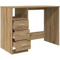 Syfax Schreibtisch Artisan-Eiche 102x50x76 cm Holzwerkstoff