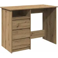 Syfax Schreibtisch Artisan-Eiche 102x50x75 cm Holzwerkstoff