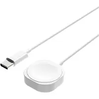 FIXED Kabel zum Aufladen USB-C zu Apple Watch, 2,5W 1m, Charging Cable, Weiß