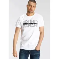 Bruno Banani T-Shirt , Herren, Gr. XXL (60/62), weiß, Single Jersey, Obermaterial: 100% Baumwolle, bedruckt, schmal, Rundhals, Shirts T-Shirt, kurzärmelig, schmal geschnitten, bedruckt, aus Baumwolle