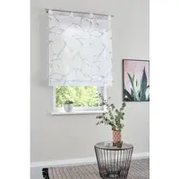 Otto Home Raffrollo "Fulda" Gr. 5, grau, B:120cm H:140cm, Obermaterial: 100% Polyester, Raffrollos, Raffrollo, Transparent, Voile, Polyester