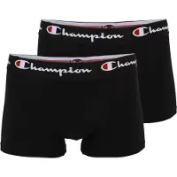 Champion Boxershorts "Boxershort Underwear Knit 150 Trunks 2P 2er Pack", Herren, Gr. L, 2 Stk., schwarz, Unterhosen Boxershorts