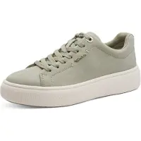 Tamaris Schnürhalbschuhe in grün, Gr. 41