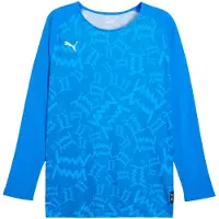 Puma Teamjaws Graphic Ls Shooting Hemd Blau F07 || Größe 2XL