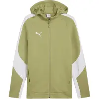 Puma Herren Sweatjacke EVOSTRIPE Hooded Jacket 659947-40 XXXL - Calming Green-Silver-White - XXXL