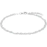Amor Fußkette für Damen, 925 Sterling Silber amor Silber