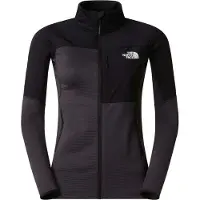 The North Face - Fleece aus Polartec&reg; - W Polartec Powergrid Stormgap Jacket Asphalt Grey TNF Black für Damen - Größe M - Grau