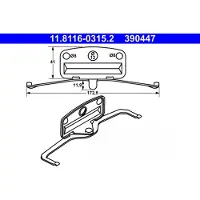 Ate Feder, Bremssattel 11811603152 für BMW
