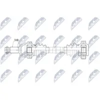 NTY NPW-BM-213 Antriebswelle Hinten Links für BMW 5 Limousine (E39) 5 Touring (E39)