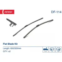 Denso Flat Scheibenwischer Vorne für BMW X3 (F25) Rahmenlos