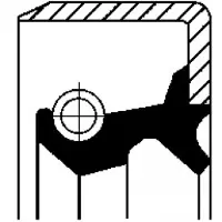 CORTECO Wellendichtring, Radnabe 49424475 für NISSAN