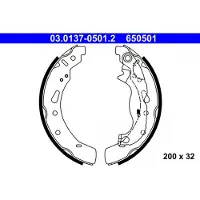 Ate Bremsbackensatz 03013705012 für MAZDA