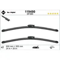 SWF DAS ORIGINAL Scheibenwischer Wischblatt Vorne für BMW X2 (F39) Rahmenlos
