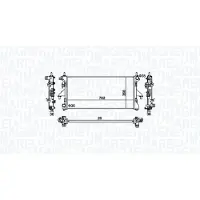MAGNETI MARELLI Motorkühler 350213126900