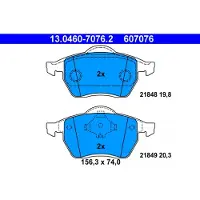 Ate Bremsbelagsatz, Scheibenbremse 13046070762 für FORD VAG