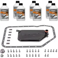 VAICO Ölwechselkit für Automatikgetriebe Satz 5 Gang 7L für AUDI A6 Avant (4F5, C6) 5HP19 FL 01V 5HP19 FLA A8605 A8620 5HP19