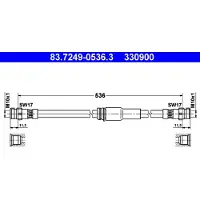 Ate Bremsschlauch 83724905363 für VAG