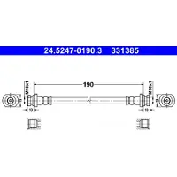 Ate Bremsschlauch 24524701903 für NISSAN
