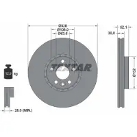 Textar Bremsscheibe 92196305 vorne, belüftet, hochkarbonisiert, 1 Stück