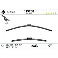 SWF Wischblatt vorne Flachbalken 580 mm mit Spoiler SWF für u.a. LAND ROVER EVOQUE