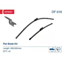 Denso Flat Scheibenwischer Vorne für VW Golf VII Schrägheck (5G1, BQ1, BE1, BE2) Rahmenlos