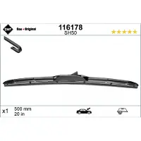 SWF Wischblatt Hybrid 116178, 500mm, Vorne, 1 Stück