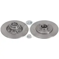 A.B.S. Bremsscheibe 17447c voll 238mm 8mm für RENAULT