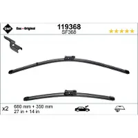 SWF Wischblatt vorne Flachbalken 680 mm mit Spoiler SWF für u.a. RENAULT CAPTUR
