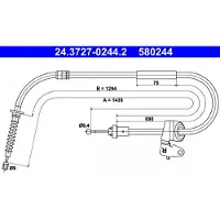 Ate Seilzug, Feststellbremse 24372702442 für MINI