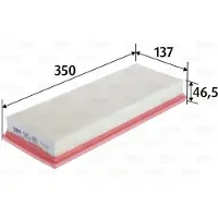 Valeo Luftfilter 585481 Filtereinsatz 47mm für VAUXHALL DS TOYOTA